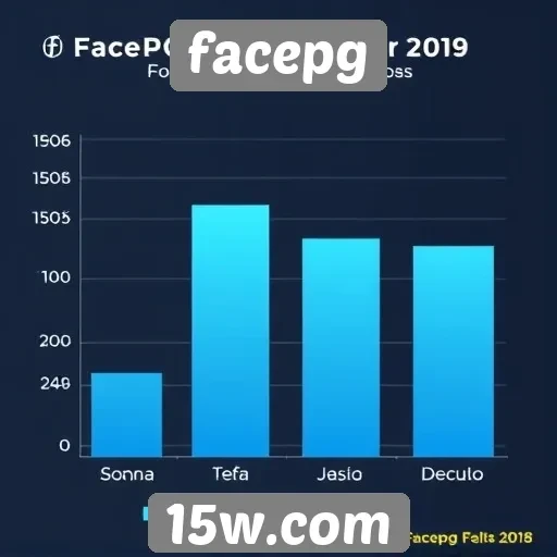 Estatísticas de usuários do facepg em crescimento